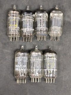 Lot De 7 Lampes Tubes 12AU7 ECC82