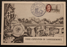 Carte Postale - 1er jour - Gaston PLANTE  - YT1095 - 1957
