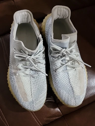 Yeezy Boost 350 V2 Cloud bianco antiriflesso FW3043 TAGLIA US 12 UK 11 5 