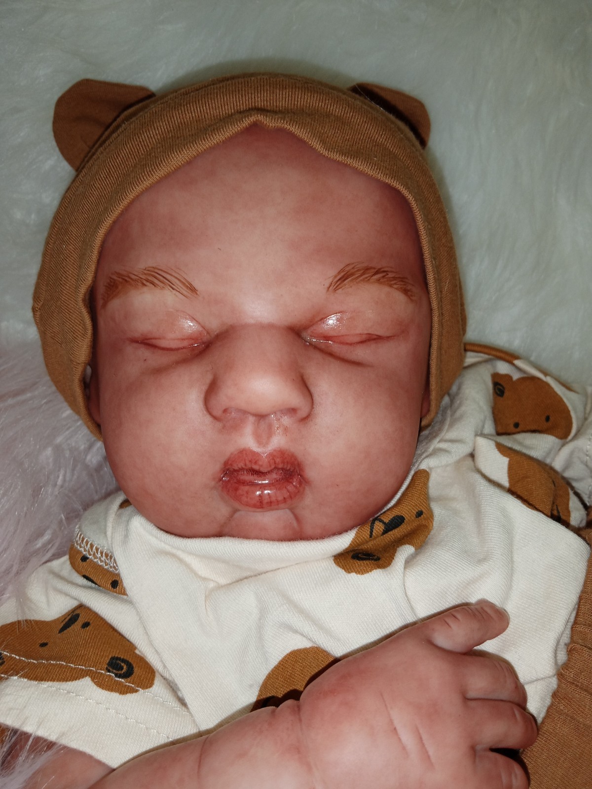 Reborn Doll  Boo Boo Baby hand painted and hand made