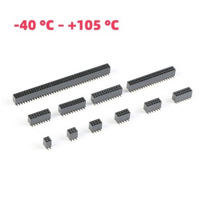 Stiftleisten Buchsenleiste Header Zweireihig SMD SMT PCB Weiblich 1.27mm 2-40Pin