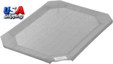 Replacement Cover, the Original Elevated Pet Bed by , Small,Grey