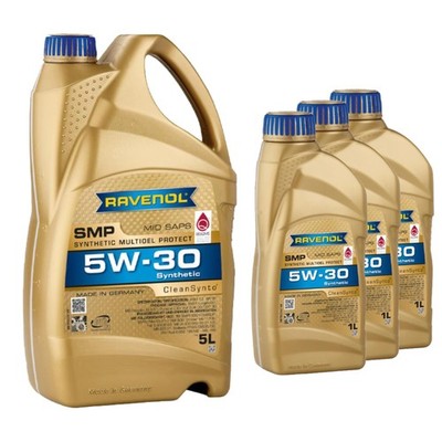 8L RAVENOL Motoröl SMP SAE 5W-30 für BMW Longlife-04 MB 229.51 VW 504 507