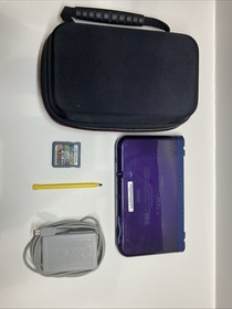 Nintendo 3DS XL Mario Galaxy Edition Space Purple, W/ Charger - Tested & Works