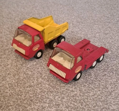 70's TONKA 18 DUMPER TRUCK VINTAGE TOY "Tipper" & MINI TANKER BUNDLE