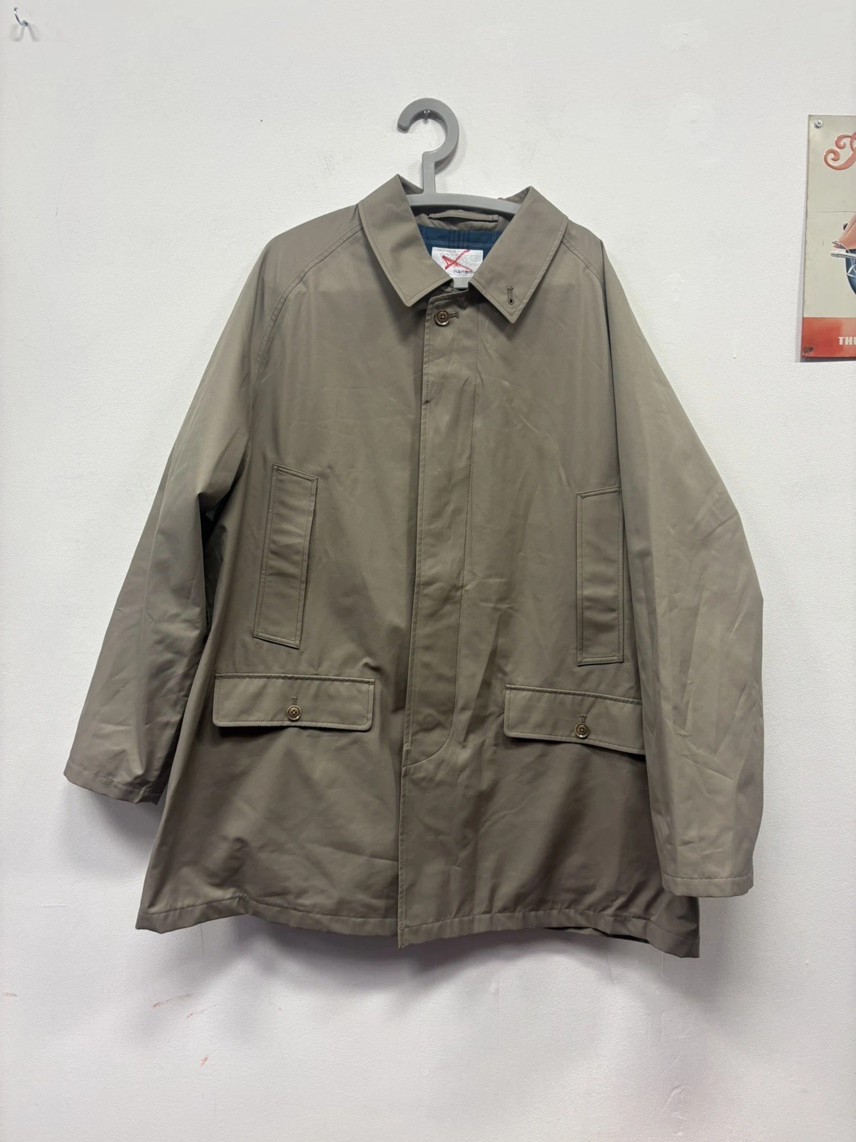 nanamica jacket 2L Gore-Tex Short Soutien Collar Coat size XL