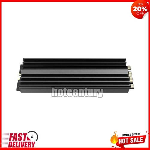 Solid State Hard Drive NVME Heat Sink Hard Disk Aluminum Radiator (Black)