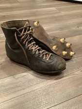 Vintage 1950 Spot Bilt Football Cleats man cave decor, sports bar