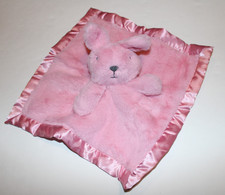 NEW Gerber Girl's Pink Bear Plush Satin Security Blanket Lovey