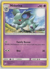 Nidorina 55/181 Uncommon Team Up Pokemon Lightly Played
