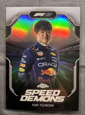 2025 Topps Chrome Formula 1 - Yuki Tsunoda Speed Demons #SD-3
