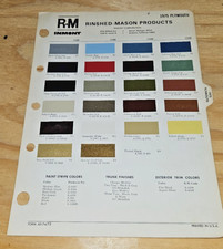 1975 Plymouth Valiant Barracuda Belvedere Fury Gtx Satellite Paint Chips Rm 1975 Plymouth Valiant Barracuda Belvedere Fury Gtx Satellite Paint Chips Rm