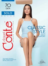 Conte Solo 70 Den - Classic Women's Tights With a Reinforced Shorts (15С-43СП)