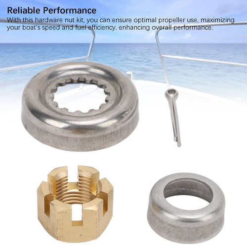 Propeller Nut Kit 66T‑45997‑00 Metal Marine Prop Nut Installation Hardware Kit - Picture 22 of 22