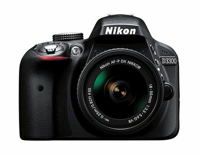 Nikon D3300 w/ AF-P DX 18-55mm VR Digital SLR ? Black
