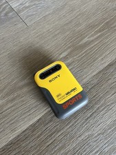 Vintage Sony Walkman SRF-85 Sports AM/FM Stereo Radio  Yellow  Grey  WORKS 