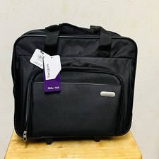 Targus Black Rolling Wheeled 16" Laptop Case Briefcase Travel Bag