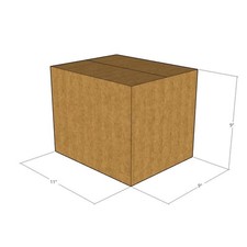175 11x9x9 Kraft Brown Corrugated Shipping Boxes 32 ECT New