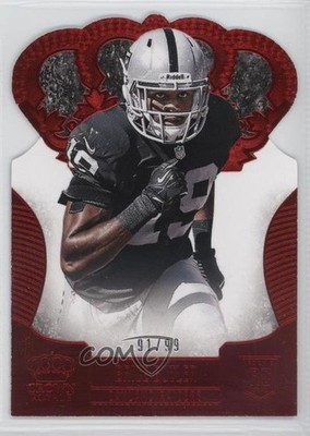 2013 Panini Crown Royale Retail Red Die-Cut 91/99 Brice Butler Rookie RC 2a6