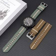 Nylon Canvas Watch Strap 24mm for Casio PRW-6600 PRG-600YB PRG-650 GA-2000 Band