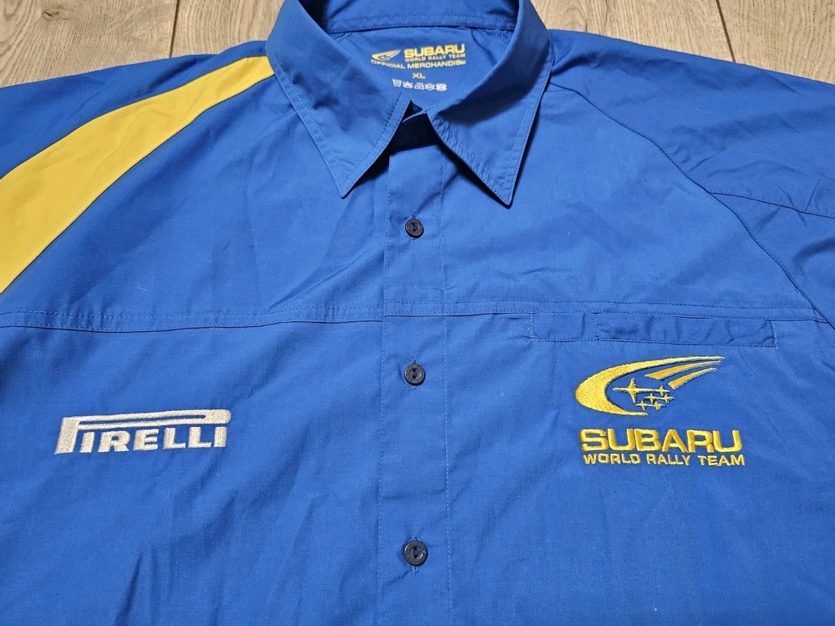SUBARU WORLD RALLY TEAM VINTAGE SHIRT OFFICIAL RACING