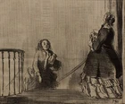 Etrennes: Lithograph by Daumier: La Potichomanie series (P 3)