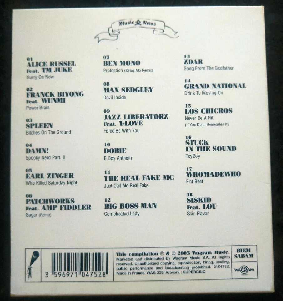 International Music News Vol.1 (Wagram Label Compilation) Wagram Music – WAG 329 - Bild 2 von 3