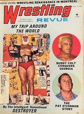 APRIL 1972 WRESTLING REVUE MAGAZINE DESTROYER BUDDY COLT PAT O'CONNOR MONTREAL