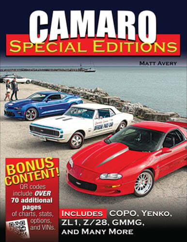 Camaro Special Editions: Includes Pace Cars, Dealer Specials, Factory Models,