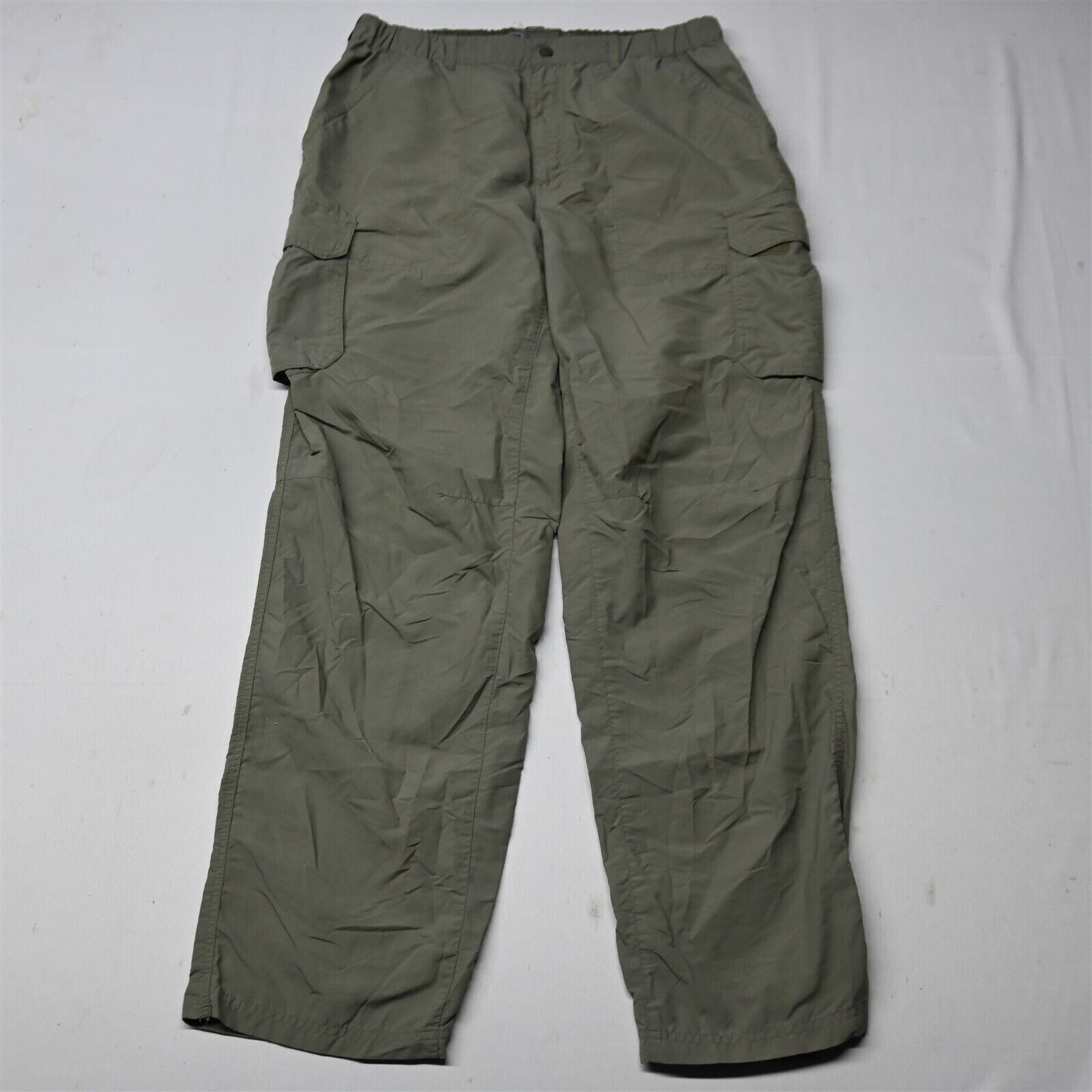 REI Large x 32 Green Nylon Gorpcore Baggy Mens Cargo Pants