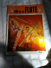 MUSIC BOOK FUN WITH THE FLUTE EASY SOLOS VTG RARE