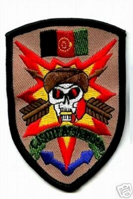 COMBINED JOINT SP OPS TASK FORCE AFGHANISTAN ANA COMMANDO vêlkrö PATCH: CJSOTF-A