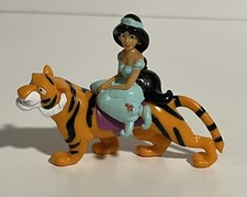 1992 Disney Aladdin Princess Jasmine Sitting on Tiger Rajah Burger King Toy