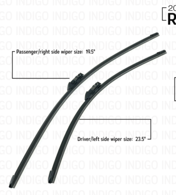 2017-2022 Range Rover Front Wind Shield Wipers Blades Set GENUINE