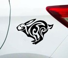 Mandala Rabbit Graphic Black Vinyl Decal Car Truck Window Laptop Notebook Tablet