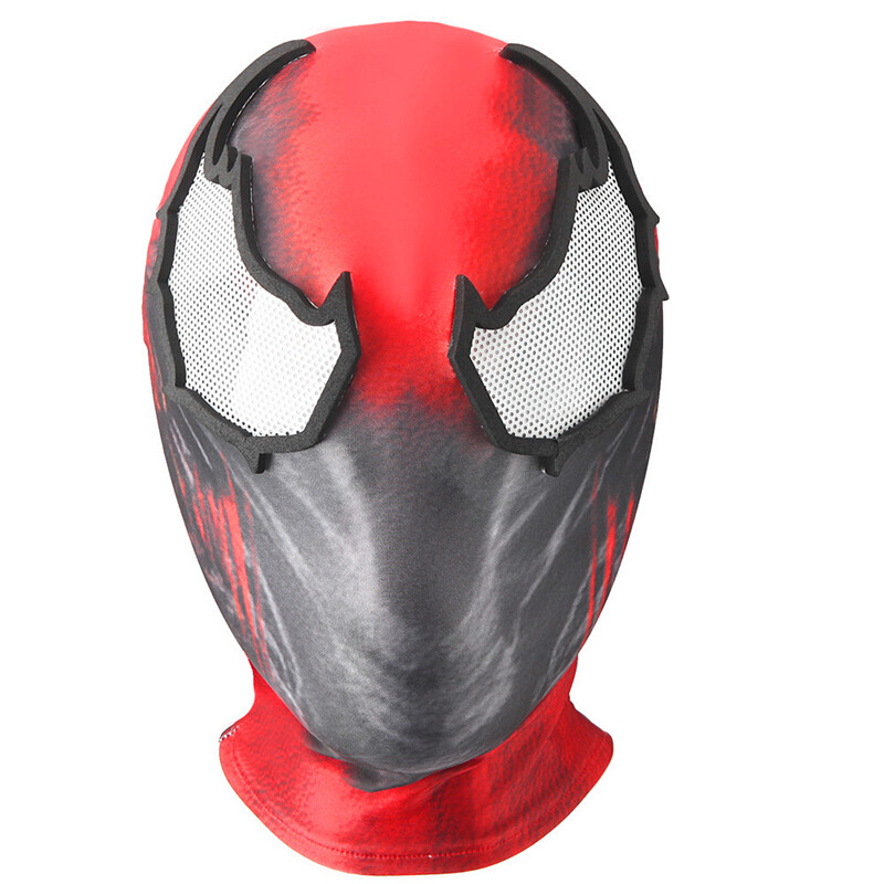 Spiderman Carnage Mask / マーベル スパイダーマン Carnage Venom Spider-Man Mask Cosplay Costume Spiderman Halloween