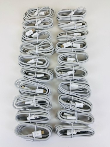 Lot Of 20 - Belkin Charging Cable USB-C To USB-C for iPhone 15/16 - White - Used