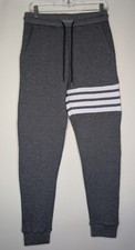 Thom Browne 4 Bar Waffle Knit Sweatpants Size 0 XS Gray - VG Cond.