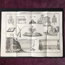 RARE Document 1st Universal Exhibition Paris 1855