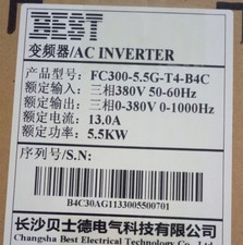 3phase 380V 5.5kw 7.5HP best VFD Inverter Frequency converter 13A 0-1000HZ