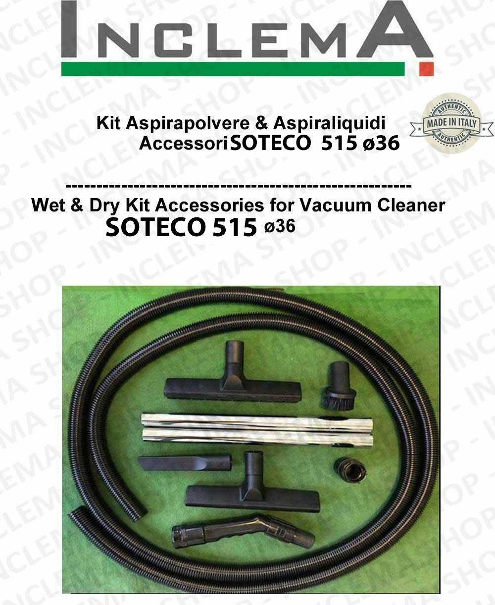 Kit Accessori Professionali Aspirapolvere Auto e Aspiraliquidi Universale