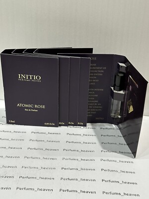4x Atomic Rose Initio Parfums EDP 1.5 ml 0.05 fl oz Official Carded Sample Spray