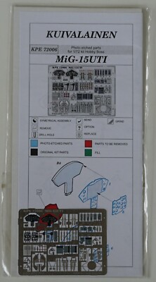 Kuivalainen KPE 72006 1/72 Mikoyan-Gurevich MiG-15UTI etch