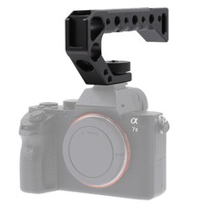 Universal Handle Top Handle Grip with Cold Shoe Mount for DSLR Camera Cage Rig