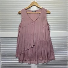 Hammock & Vine Top Size 10 Pink Sleeveless Layered