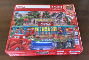 1,500 pc. Coca-Cola General Store Puzzle 2024 Complete