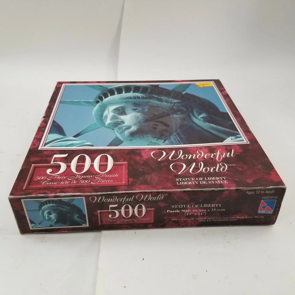Statue of Liberty 500 Pieces Jigsaw Puzzle Size Adult Kid Festival Gift - Image 4 of 4
