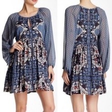 FREE PEOPLE Oksana Print Mini Dress SIZE 2