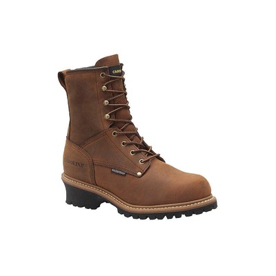 CAROLINA SHOE CA5821 Logger Boot,EEEE,9,Brown,PR 34VX62