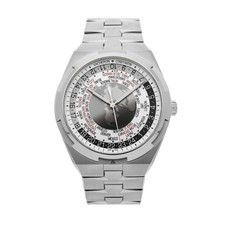 Vacheron Constantin Overseas World Time Steel Auto 43.5mm Watch 7700v/110a-b129